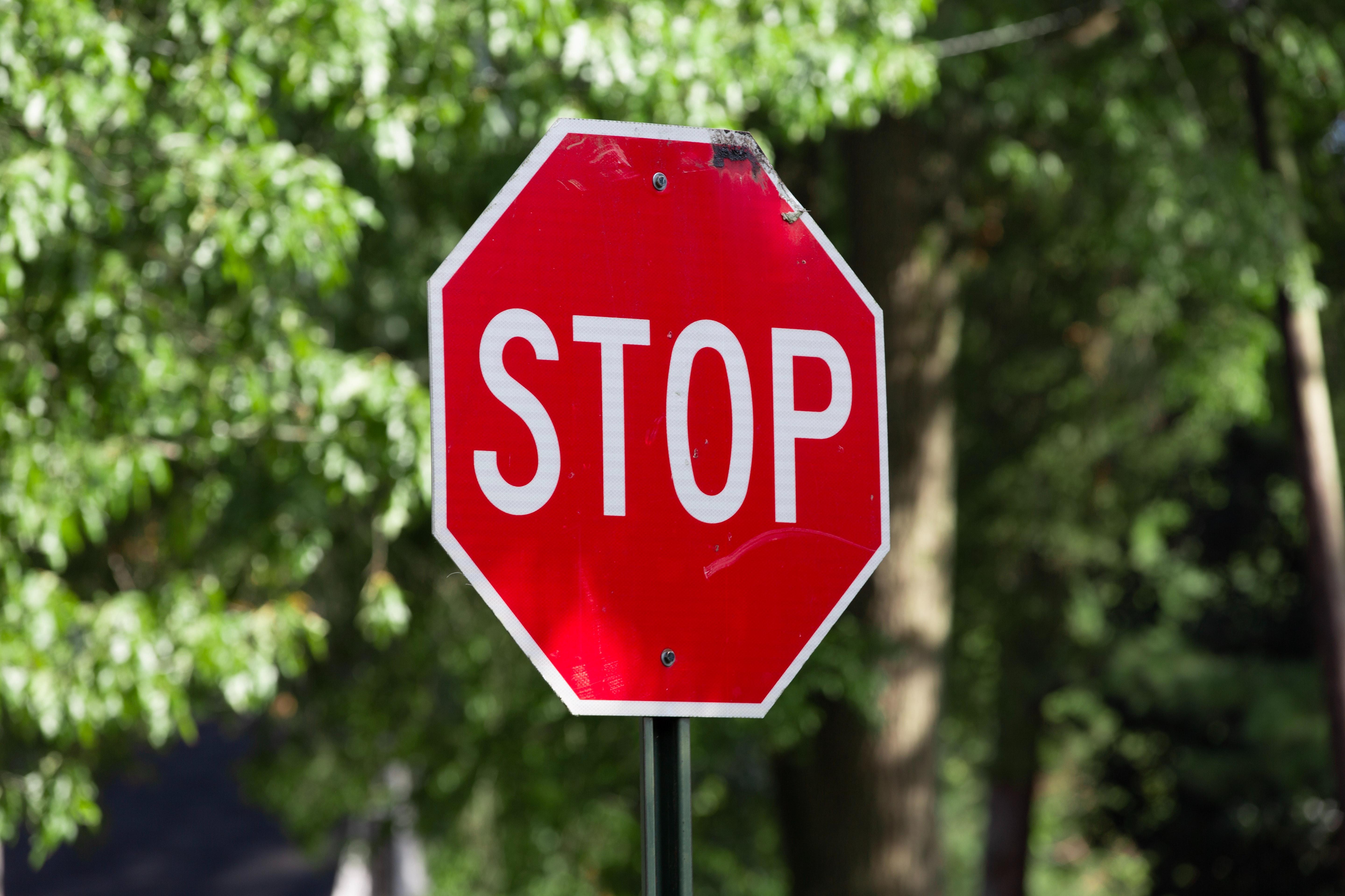 Stop sign