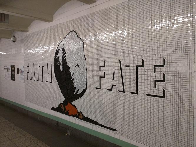 Subway mural