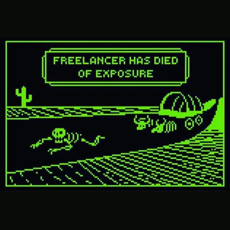 Freelancer has died of exposure